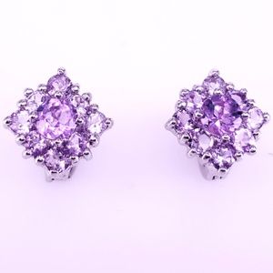 Light amethyst earrings